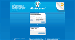 Desktop Screenshot of flippingmenus.com
